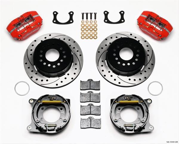 Wilwood Disc Brakes Wilwood DynaPro Lug-Mount Rear Parking Brake Kits 140-13181-DR Autofit