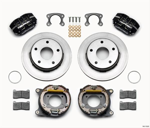 Wilwood Disc Brakes Wilwood DynaPro Lug-Mount Rear Parking Brake Kits 140-13320 Autofit