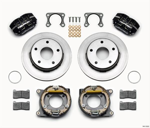 Wilwood Disc Brakes Wilwood DynaPro Lug-Mount Rear Parking Brake Kits 140-13322 Autofit