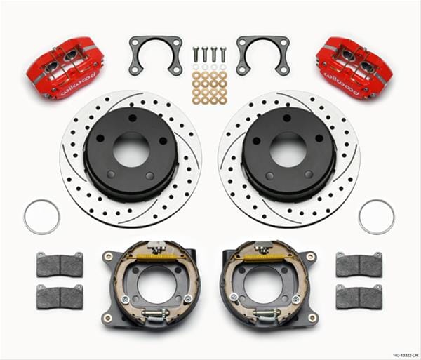 Wilwood Disc Brakes Wilwood DynaPro Lug-Mount Rear Parking Brake Kits 140-13322-DR Autofit