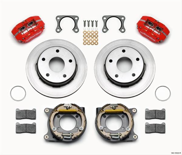 Wilwood Disc Brakes Wilwood DynaPro Lug-Mount Rear Parking Brake Kits 140-13322-R Autofit