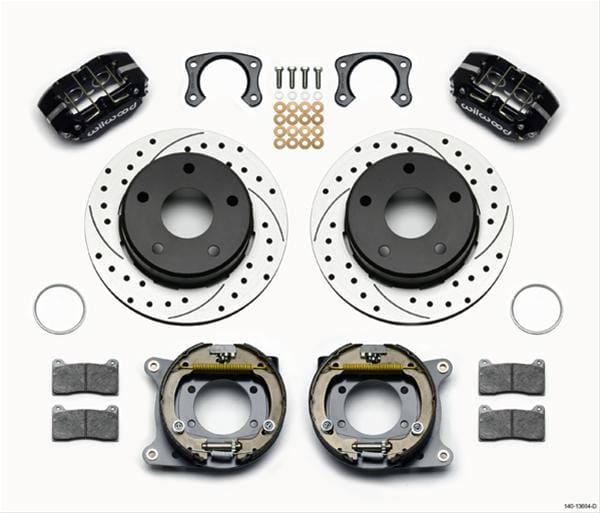 Wilwood Disc Brakes Wilwood DynaPro Lug-Mount Rear Parking Brake Kits 140-13664-D Autofit