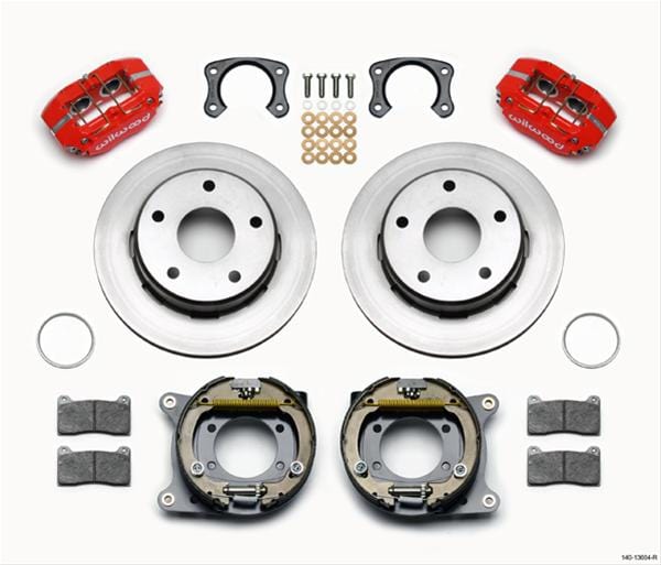 Wilwood Disc Brakes Wilwood DynaPro Lug-Mount Rear Parking Brake Kits 140-13664-R Autofit