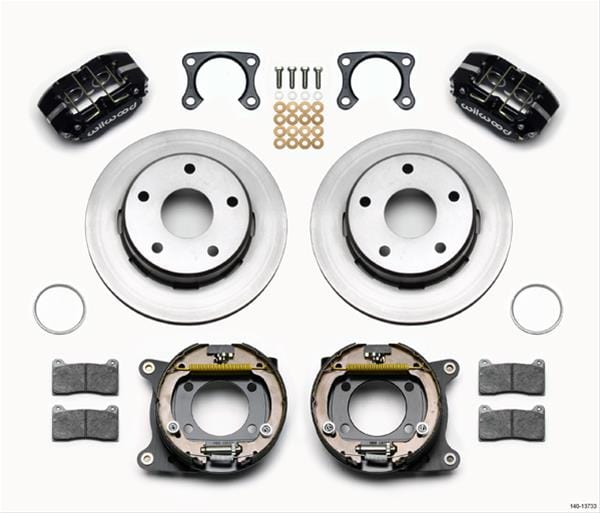 Wilwood Disc Brakes Wilwood DynaPro Lug-Mount Rear Parking Brake Kits 140-13733 Autofit