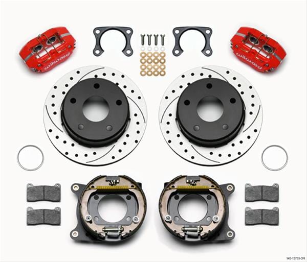 Wilwood Disc Brakes Wilwood DynaPro Lug-Mount Rear Parking Brake Kits 140-13733-DR Autofit