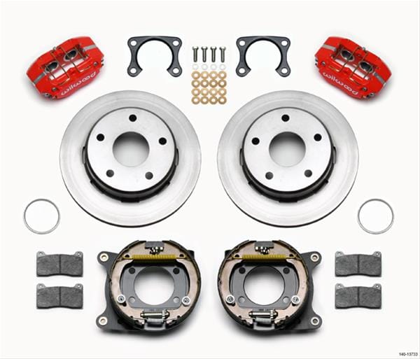 Wilwood Disc Brakes Wilwood DynaPro Lug-Mount Rear Parking Brake Kits 140-13733-R Autofit