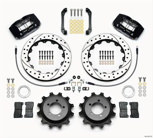 Wilwood Disc Brakes Wilwood DynaPro Radial Rear Brake Kits for OE Parking Brakes 140-13013-D Autofit