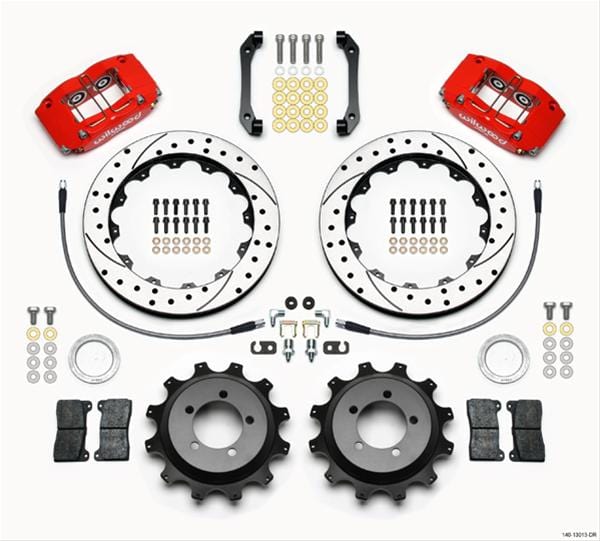 Wilwood Disc Brakes Wilwood DynaPro Radial Rear Brake Kits for OE Parking Brakes 140-13013-DR Autofit