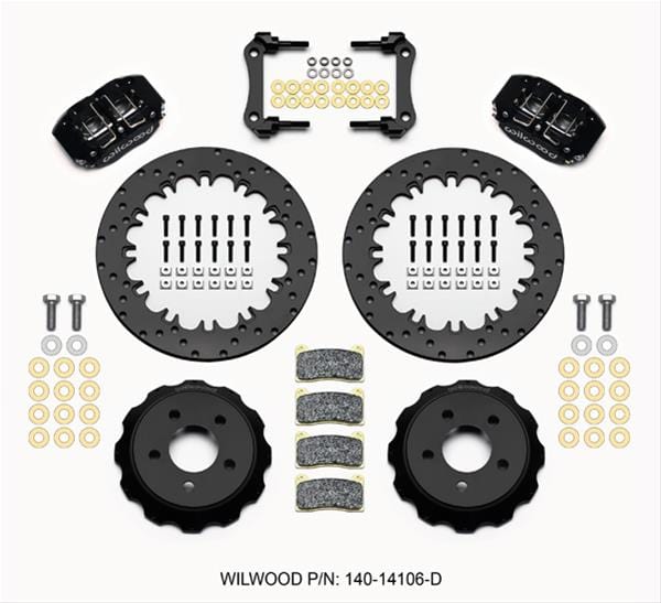Wilwood Disc Brakes Wilwood DynaPro Radial Rear Drag Brake Kits 140-14106-D Autofit