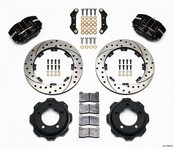 Wilwood Disc Brakes Wilwood DynaPro Rear Brake Kits for OE Parking Brakes 140-10960-D Autofit