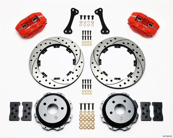 Wilwood Disc Brakes Wilwood DynaPro Rear Brake Kits for OE Parking Brakes 140-7006-DR Autofit