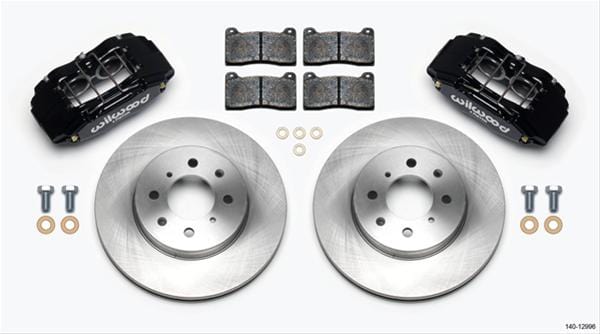 Wilwood Disc Brakes Wilwood Forged DPHA Front Caliper and Rotor Kits 140-12996 Autofit