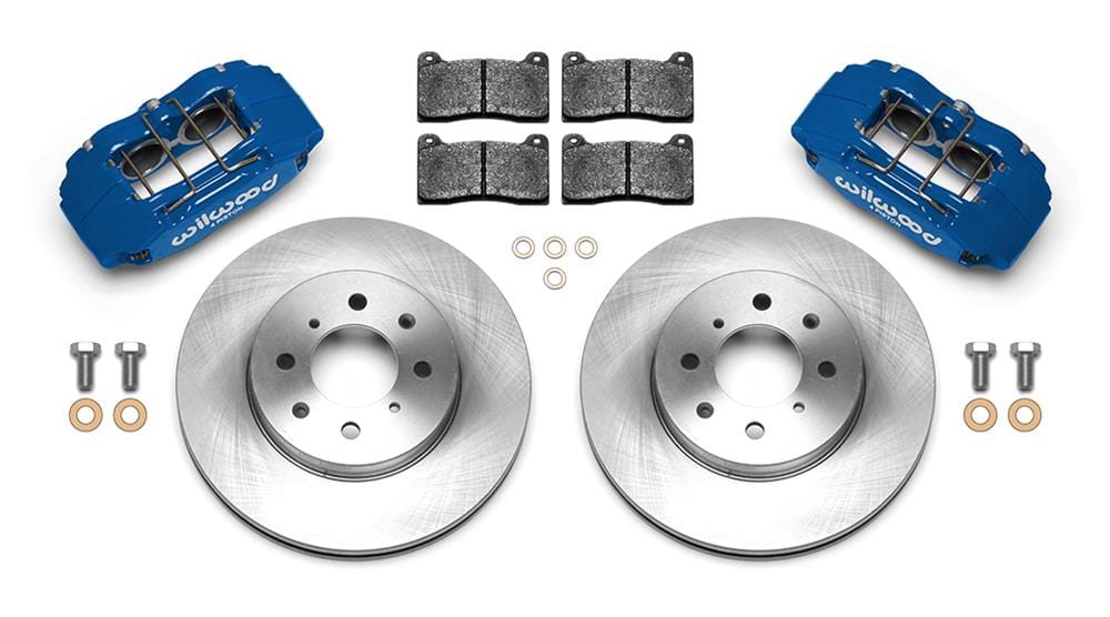 Wilwood Disc Brakes Wilwood Forged DPHA Front Caliper and Rotor Kits 140-12996-CB Autofit