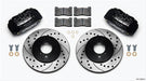Wilwood Disc Brakes Wilwood Forged DPHA Front Caliper and Rotor Kits 140-12996-D Autofit