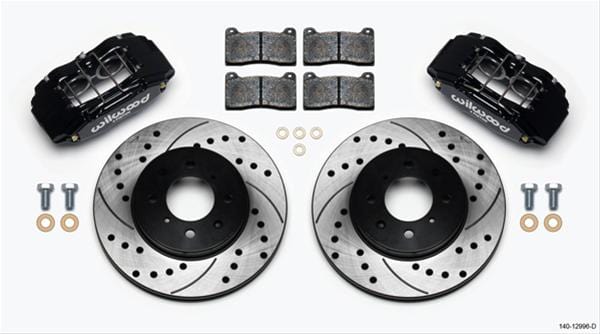 Wilwood Disc Brakes Wilwood Forged DPHA Front Caliper and Rotor Kits 140-12996-D Autofit