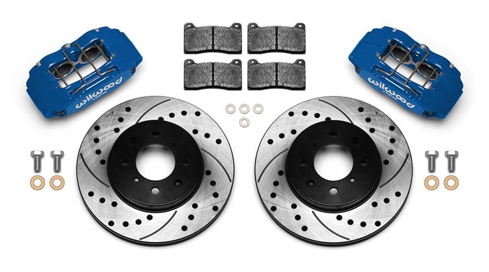 Wilwood Disc Brakes Wilwood Forged DPHA Front Caliper and Rotor Kits 140-12996-DCB Autofit