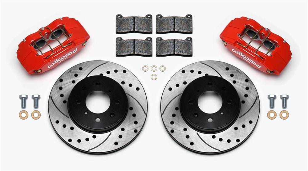 Wilwood Disc Brakes Wilwood Forged DPHA Front Caliper and Rotor Kits 140-12996-DR Autofit