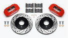 Wilwood Disc Brakes Wilwood Forged DPHA Front Caliper and Rotor Kits 140-12996-DR Autofit