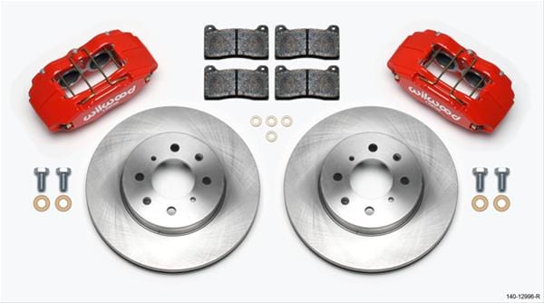 Wilwood Disc Brakes Wilwood Forged DPHA Front Caliper and Rotor Kits 140-12996-R Autofit