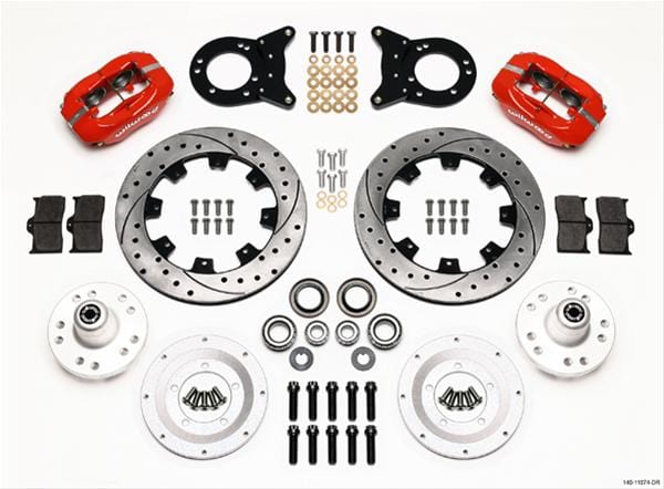 Wilwood Disc Brakes Wilwood Forged Dynalite Big Brake Front Brake Kits 140-11074-DR Autofit