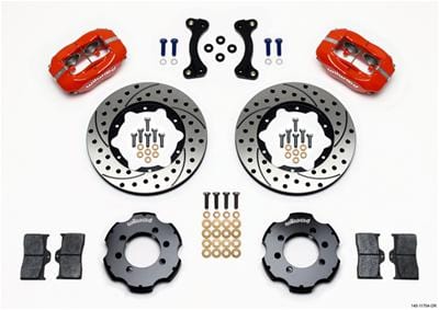 Wilwood Disc Brakes Wilwood Forged Dynalite Big Brake Front Brake Kits 140-11704-DR Autofit