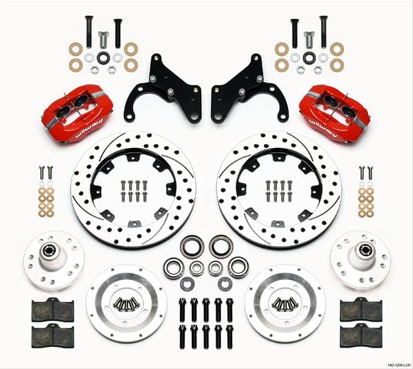Wilwood Disc Brakes Wilwood Forged Dynalite Big Brake Front Brake Kits 140-12045-DR Autofit