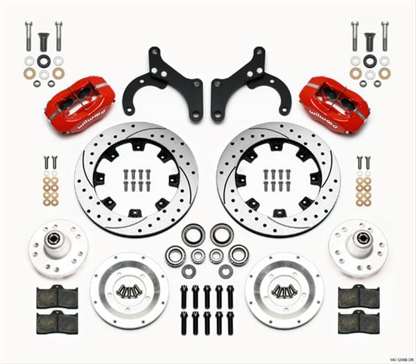 Wilwood Disc Brakes Wilwood Forged Dynalite Big Brake Front Brake Kits 140-12459-DR Autofit