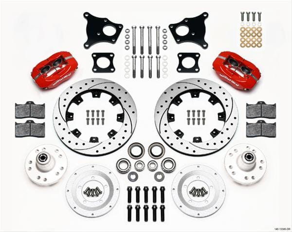 Wilwood Disc Brakes Wilwood Forged Dynalite Big Brake Front Brake Kits 140-13395-DR Autofit
