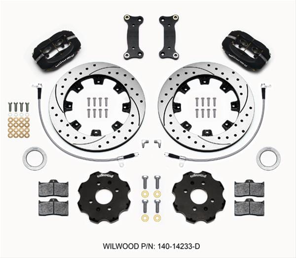 Wilwood Disc Brakes Wilwood Forged Dynalite Big Brake Front Brake Kits 140-14233-D Autofit