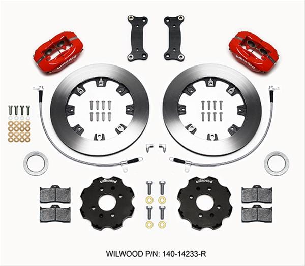 Wilwood Disc Brakes Wilwood Forged Dynalite Big Brake Front Brake Kits 140-14233-R Autofit