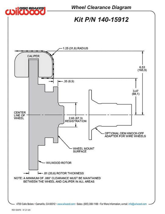 Wilwood Disc Brakes Wilwood Forged Dynalite Big Brake Front Brake Kits 140-15912 Autofit