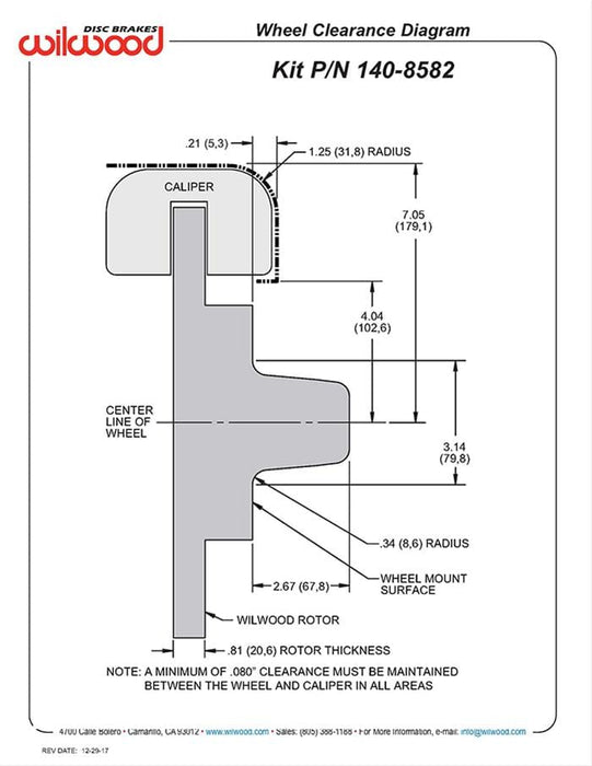 Wilwood Disc Brakes Wilwood Forged Dynalite Big Brake Front Brake Kits 140-8582-DR Autofit
