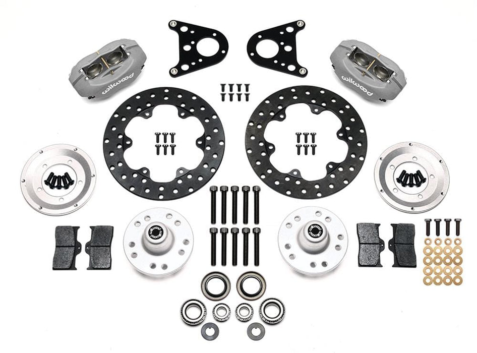 Wilwood Disc Brakes Wilwood Forged Dynalite Front Drag Race Disc Brake Kits 140-1015-BD Autofit