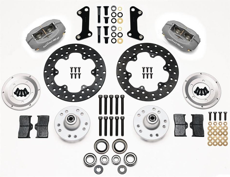 Wilwood Disc Brakes Wilwood Forged Dynalite Front Drag Race Disc Brake Kits 140-1017-BD Autofit