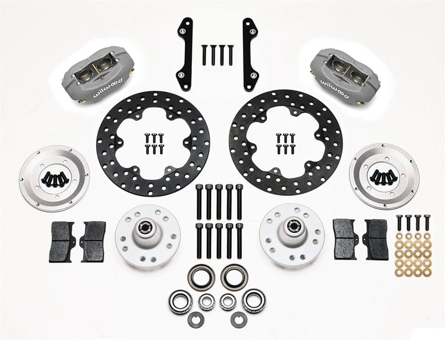 Wilwood Disc Brakes Wilwood Forged Dynalite Front Drag Race Disc Brake Kits 140-1019-BD Autofit