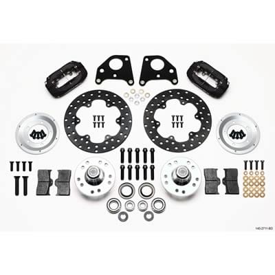 Wilwood Disc Brakes Wilwood Forged Dynalite Front Drag Race Disc Brake Kits 140-2711-BD Autofit