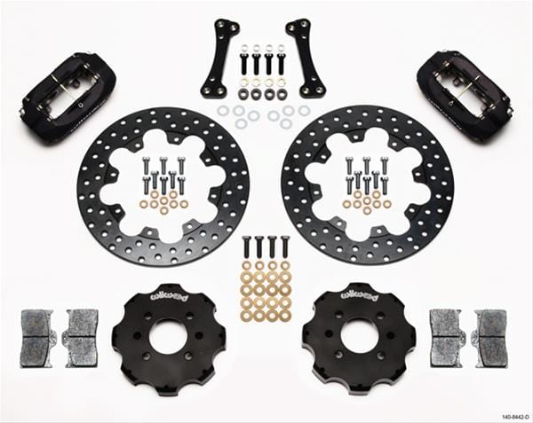 Wilwood Disc Brakes Wilwood Forged Dynalite Front Drag Race Disc Brake Kits 140-8442-D Autofit