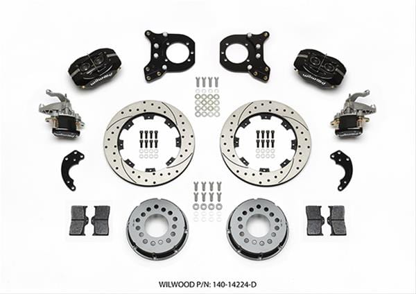 Wilwood Disc Brakes Wilwood Forged Dynalite MC4 Rear Parking Brake Kits 140-14224-D Autofit