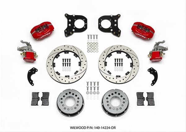 Wilwood Disc Brakes Wilwood Forged Dynalite MC4 Rear Parking Brake Kits 140-14224-DR Autofit