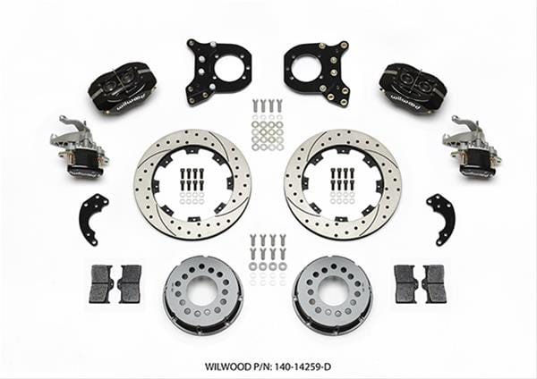 Wilwood Disc Brakes Wilwood Forged Dynalite MC4 Rear Parking Brake Kits 140-14259-D Autofit