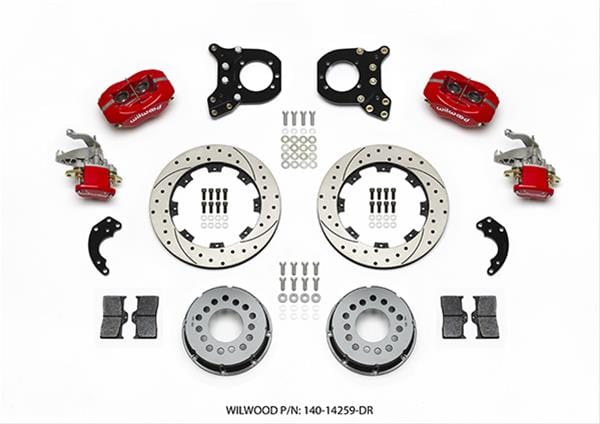 Wilwood Disc Brakes Wilwood Forged Dynalite MC4 Rear Parking Brake Kits 140-14259-DR Autofit