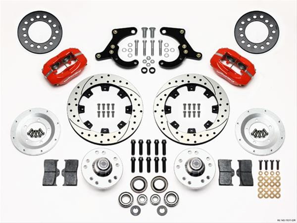Wilwood Disc Brakes Wilwood Forged Dynalite Pro Series Front Disc Brake Kits 140-11011-DR Autofit