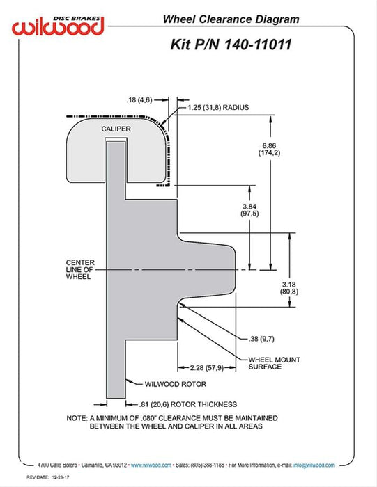 Wilwood Disc Brakes Wilwood Forged Dynalite Pro Series Front Disc Brake Kits 140-11011-R Autofit
