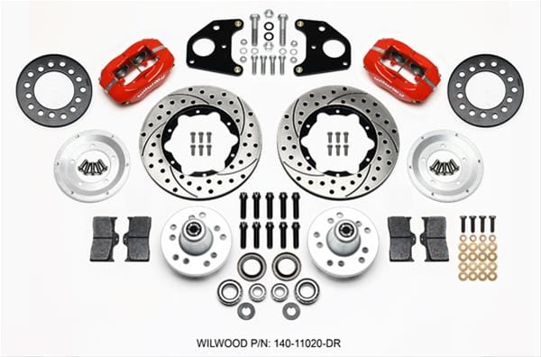 Wilwood Disc Brakes Wilwood Forged Dynalite Pro Series Front Disc Brake Kits 140-11020-DR Autofit