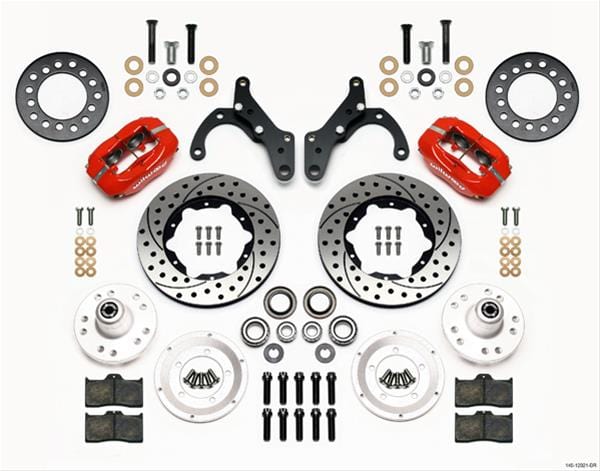 Wilwood Disc Brakes Wilwood Forged Dynalite Pro Series Front Disc Brake Kits 140-12021-DR Autofit