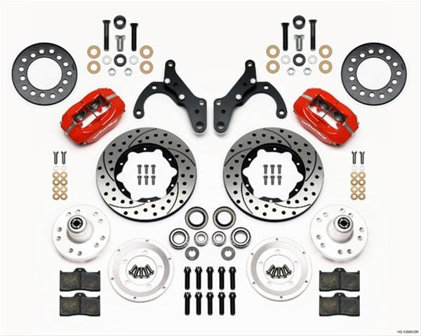 Wilwood Disc Brakes Wilwood Forged Dynalite Pro Series Front Disc Brake Kits 140-12040-DR Autofit