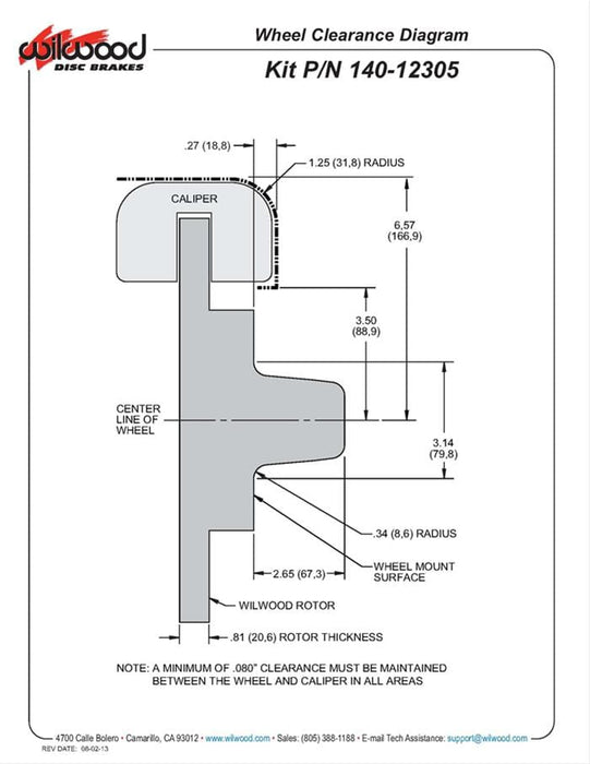 Wilwood Disc Brakes Wilwood Forged Dynalite Pro Series Front Disc Brake Kits 140-12305-D Autofit