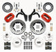 Wilwood Disc Brakes Wilwood Forged Dynalite Pro Series Front Disc Brake Kits 140-12458-DR Autofit