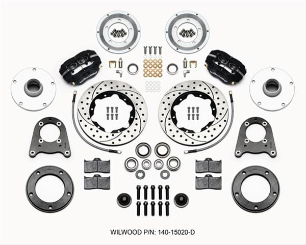 Wilwood Disc Brakes Wilwood Forged Dynalite Pro Series Front Disc Brake Kits 140-15020-D Autofit