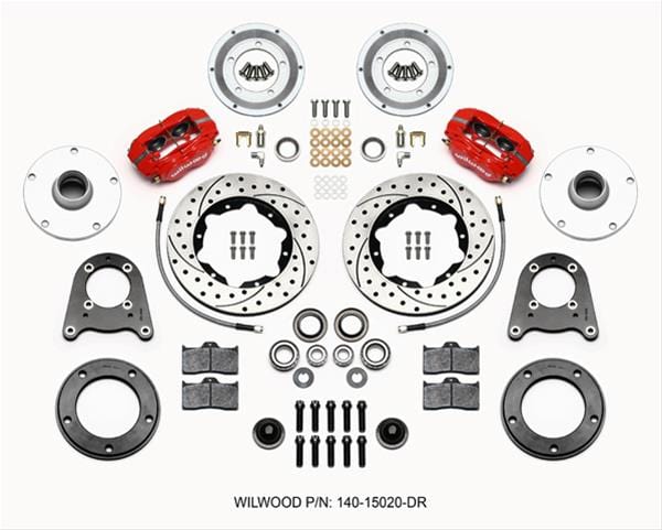 Wilwood Disc Brakes Wilwood Forged Dynalite Pro Series Front Disc Brake Kits 140-15020-DR Autofit